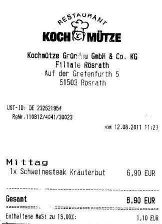 idgd Hffner Kochmtze Restaurant